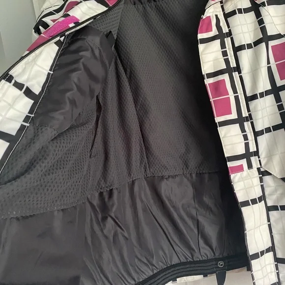 DC Womens EKOTEX 5K Hooded Ski Snowboard Jacket Size Small White Pink Waterproof - Picture 3 of 8